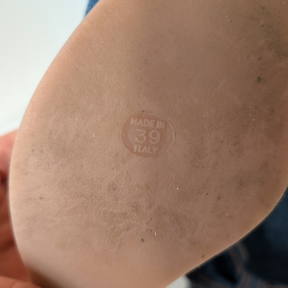 Red Denim Bow Wedge Sandals - Picture 12 of 12